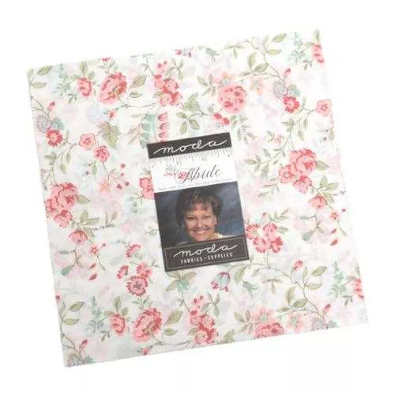 (42) Abide Layer Cake 18790LC by Brenda Riddle Designs for Moda Fabrics.