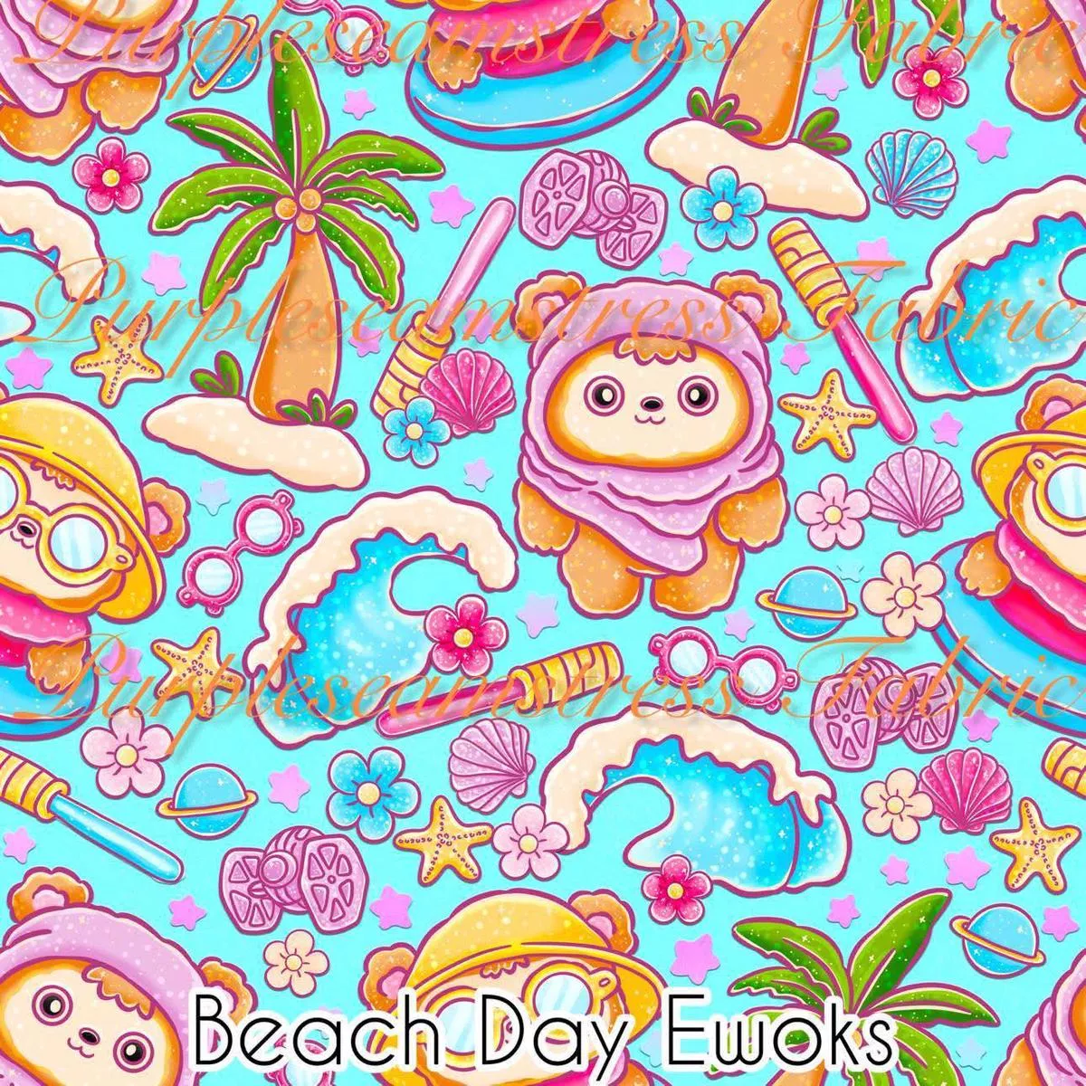 Beach Day EwoksFabric
