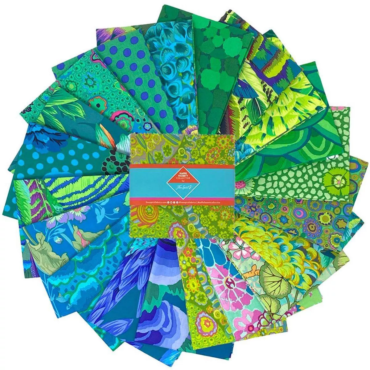 Classics Plus (42) 5″ Charm Pack Tidal by Kaffe Fassett