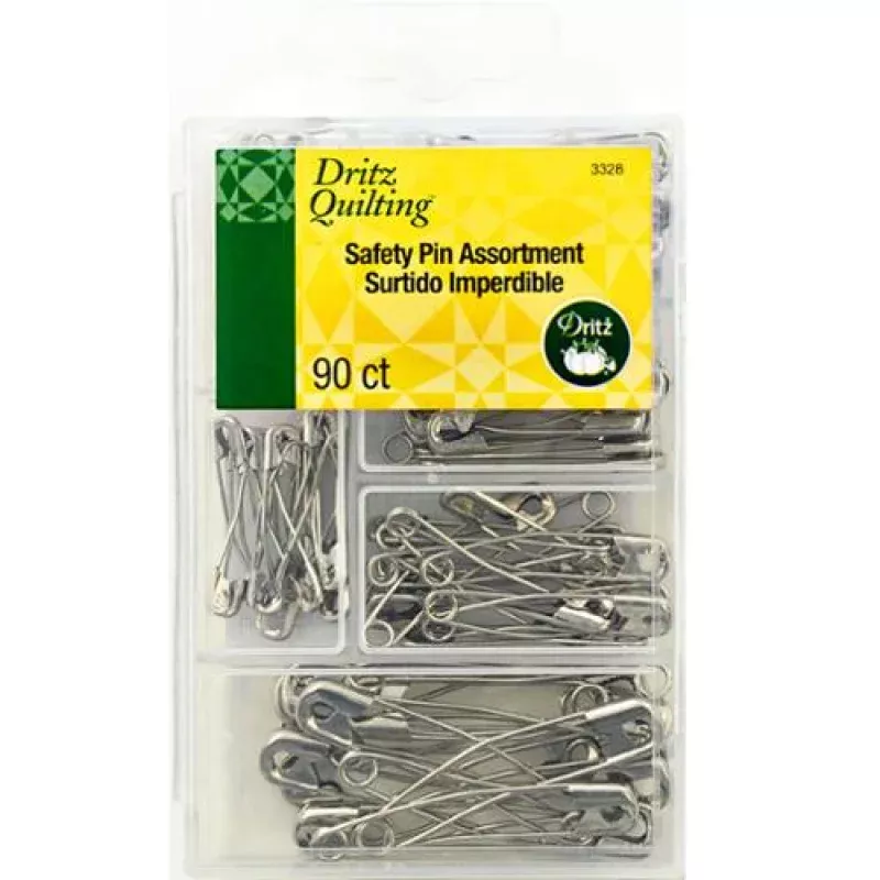 Curved Safety Pin Assortment