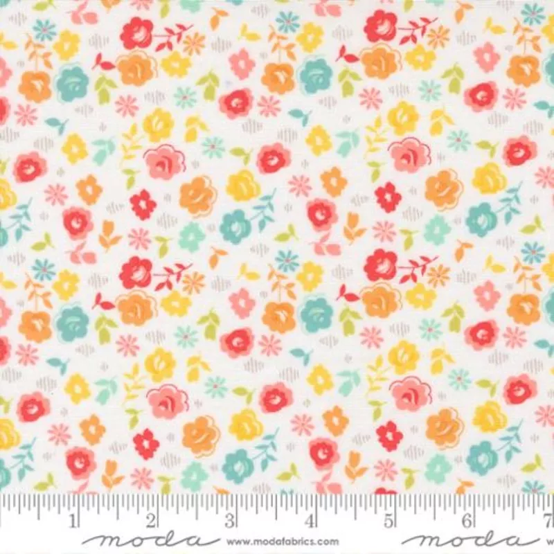 “Delightfully Yours”-Floral Cloud by Sherri & Chelsi for Moda