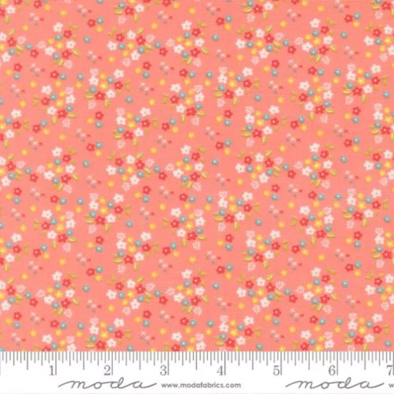 “Delightfully Yours”-Posie Small Floral Carnation by Sherri & Chelsi for Moda