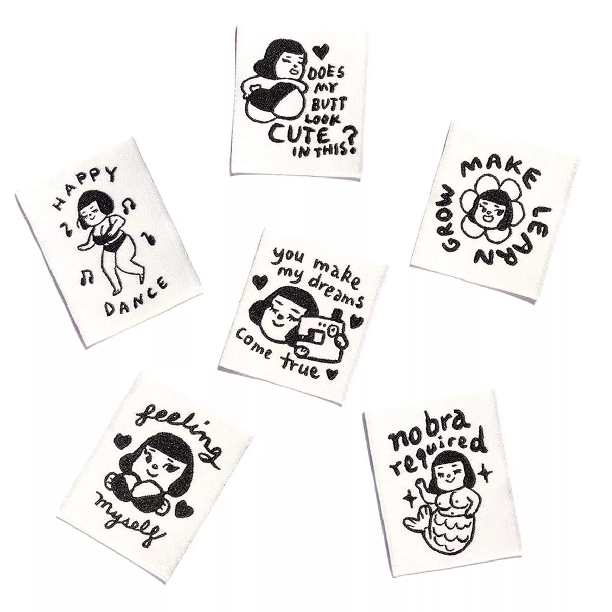‘Feeling Yourself’ Mel Stringer X Kylie And The Machine Woven Labels