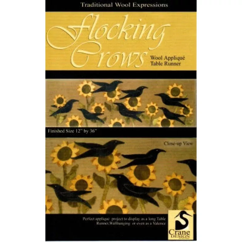 Flocking Crows Pattern flocking crows