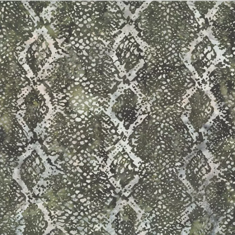 Hoffman McKenna Ryan Congo Bay Batiks MR32 96 Olive By The Yard Green