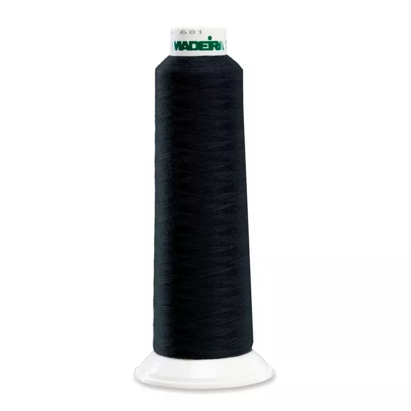 Madeira Aerolock Serger Thread – Black 8000