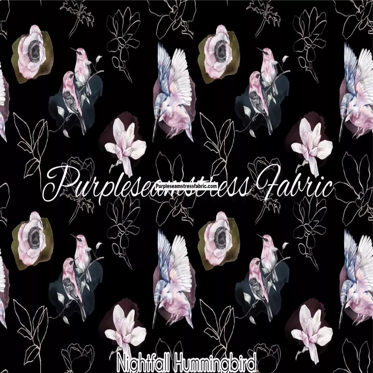 Nightfall HummingbirdFabric