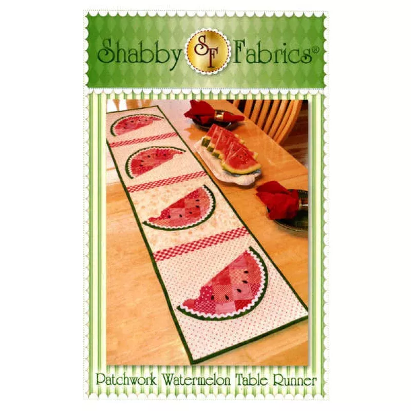 Patchwork Watermelon Table Runner Pattern