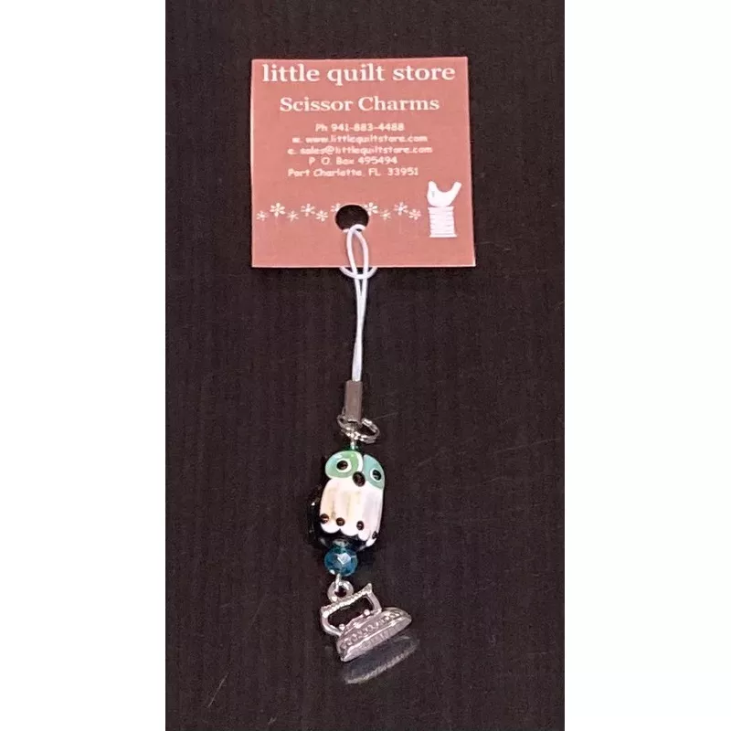 Scissor Charm – Black Owl