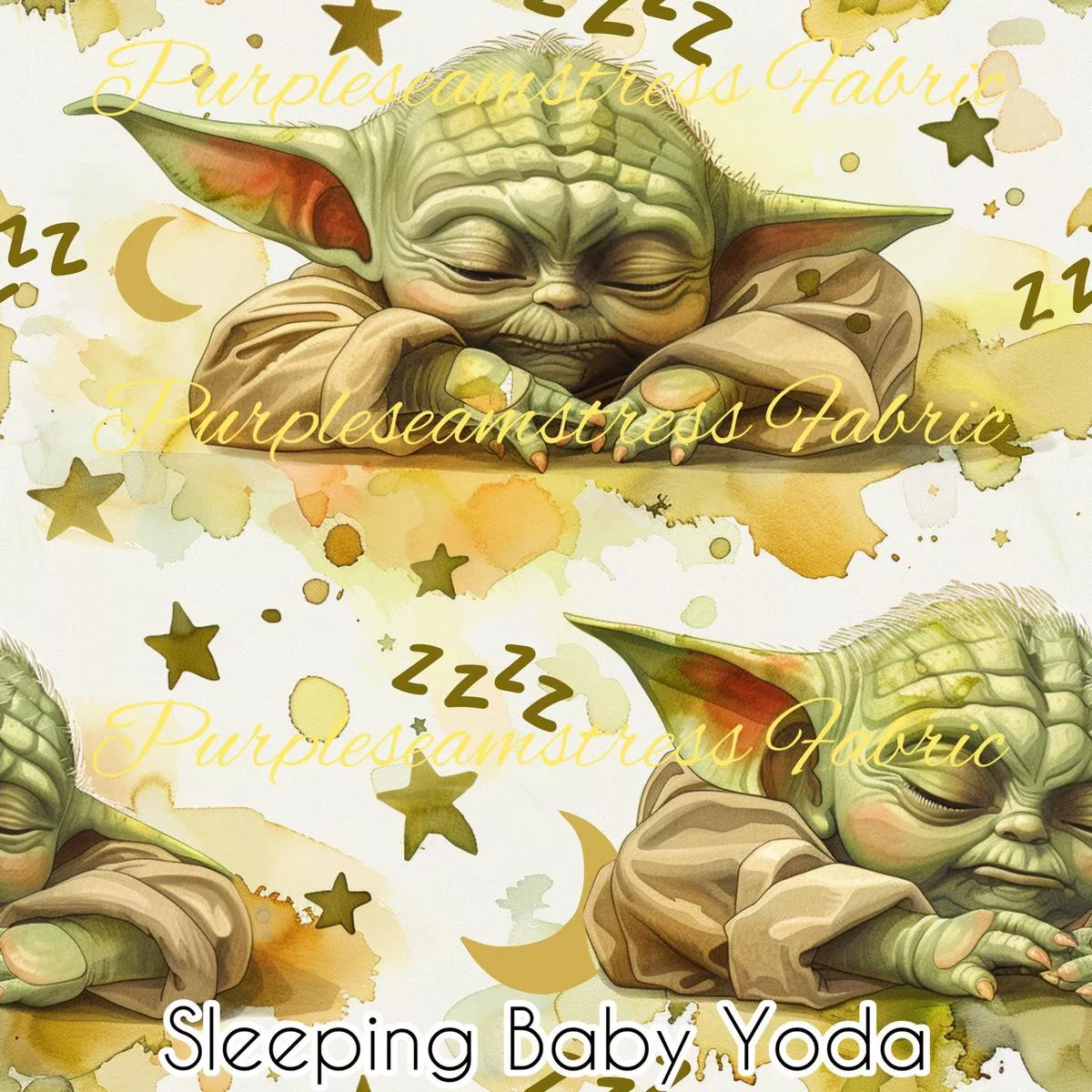 Sleeping Baby YodaFabric