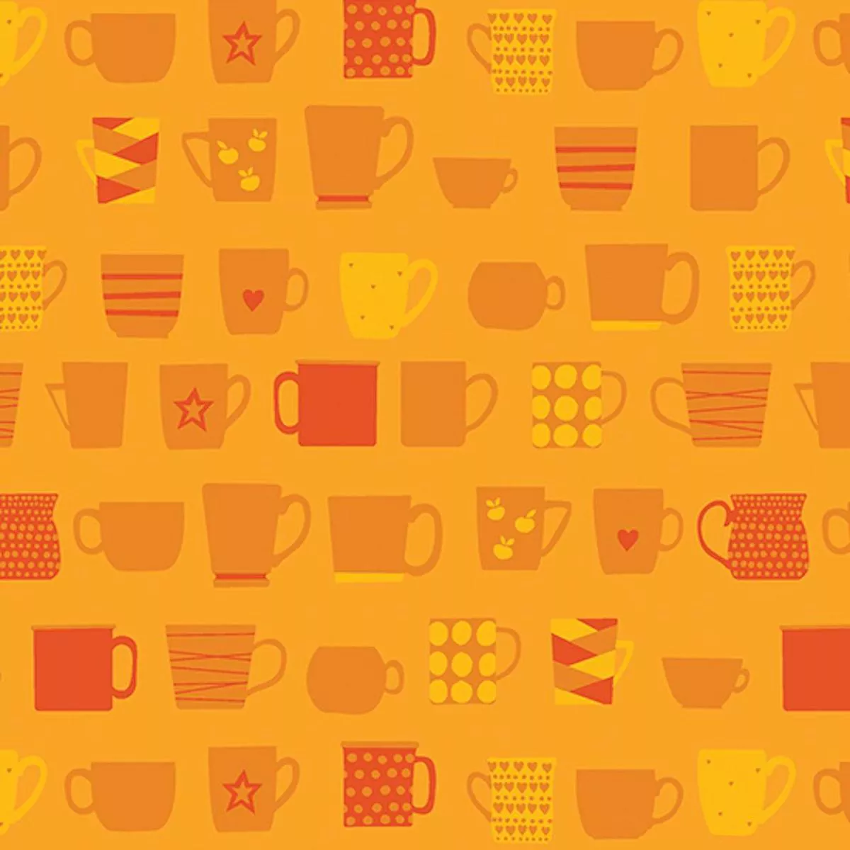Tea Please Light Orange by Sugaridoo Qlt Studio