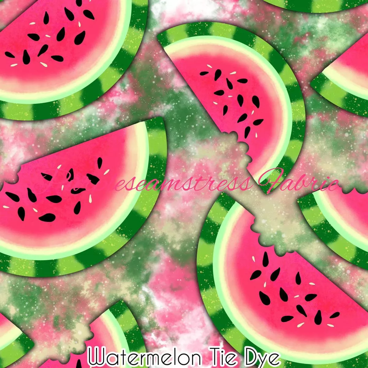 Watermelon Tie DyeFabric