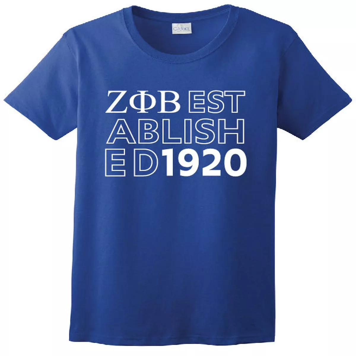 Zeta Phi Beta Established Year T-Shirt (Last Chance) – White | Small