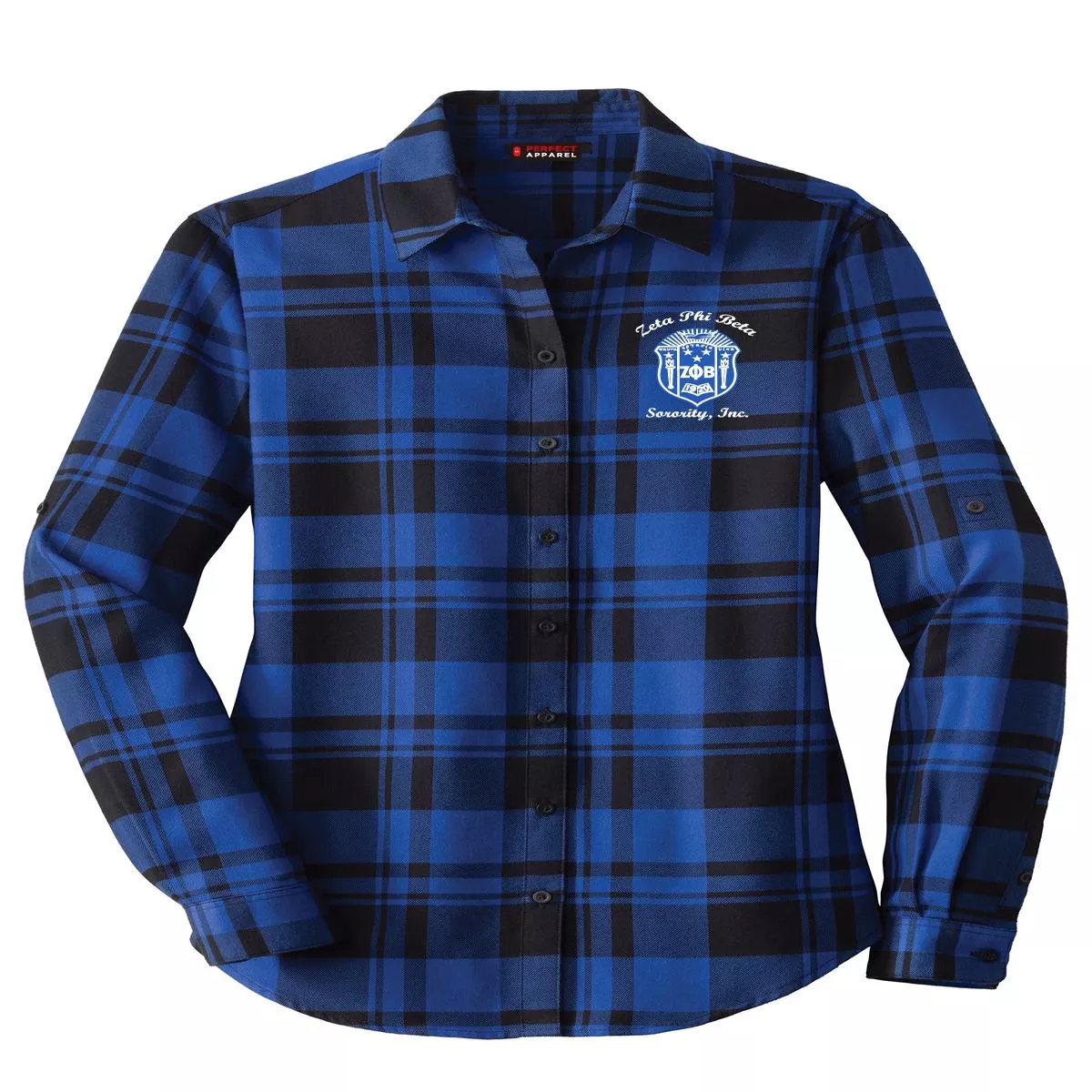 Zeta Phi Beta Plaid Flannel Tunic – 4XL