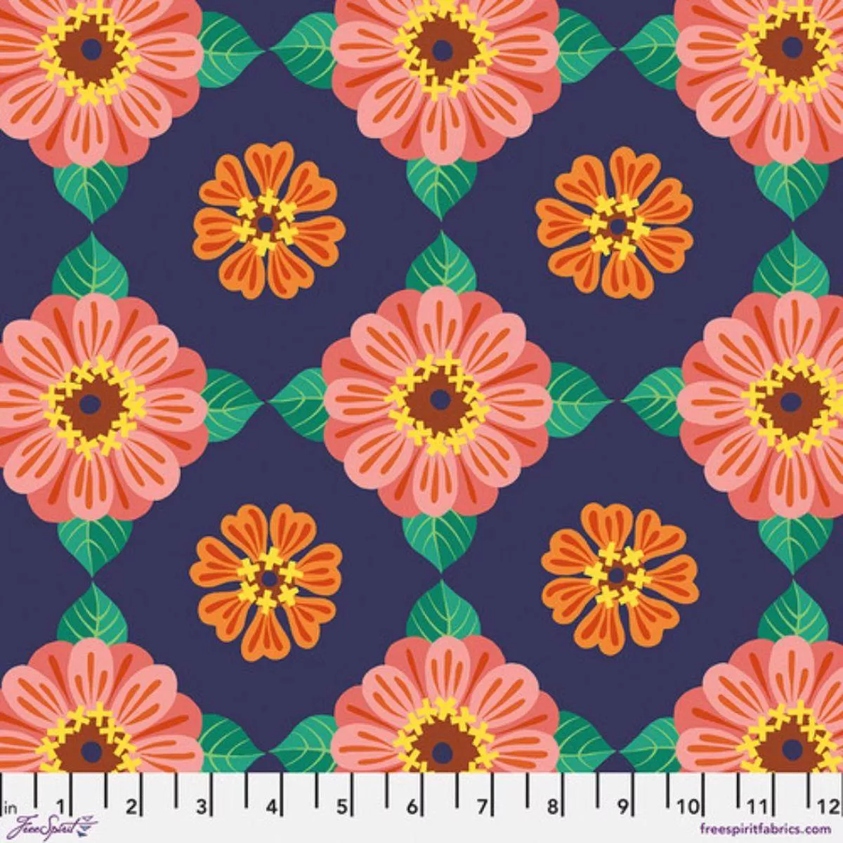 Zinnia Multi by Jane Sassaman