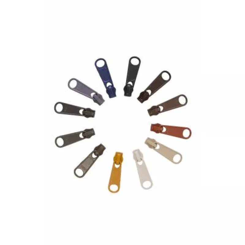 Zipper Pull Set – NEUTRALS – 12 #4.5 pulls