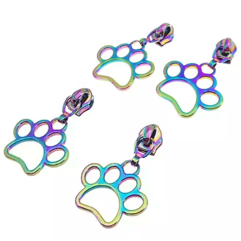Zipper Pulls Paws Iridescent Pack of 4 Sassafras Lane Designs SLD-SADSASSKIT24